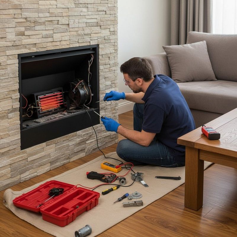 Ventless Fireplace Installation