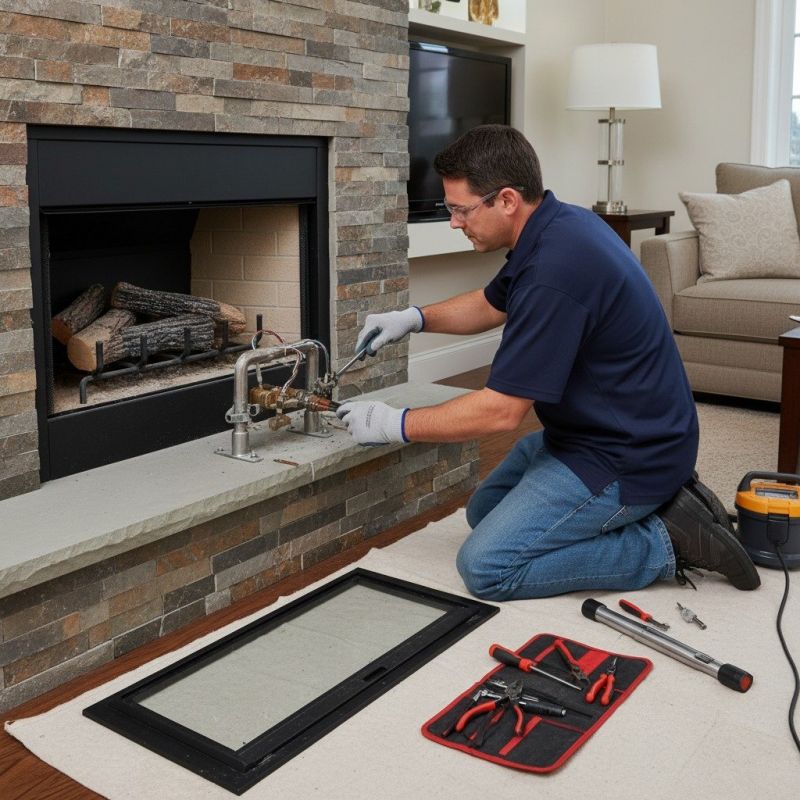 Ventless Fireplace Installation