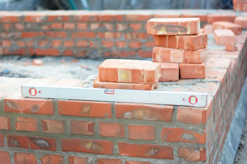 Brick Columns Installation in Worcester, MA