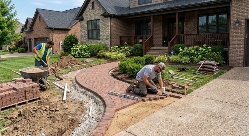 Brick Hardscaping Installation in Stamford, CT