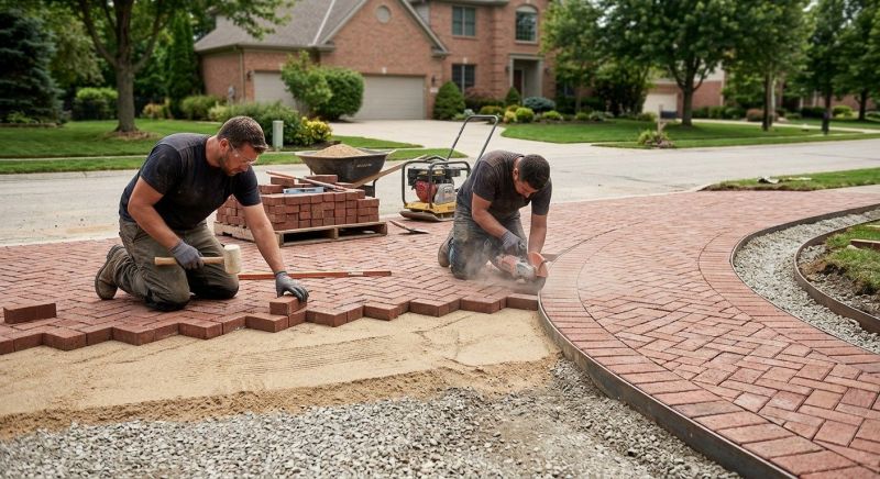 Brick Patio Installation in Boston, MA
