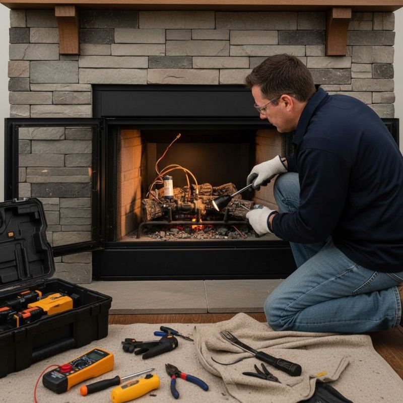 Ventless Fireplace Installation