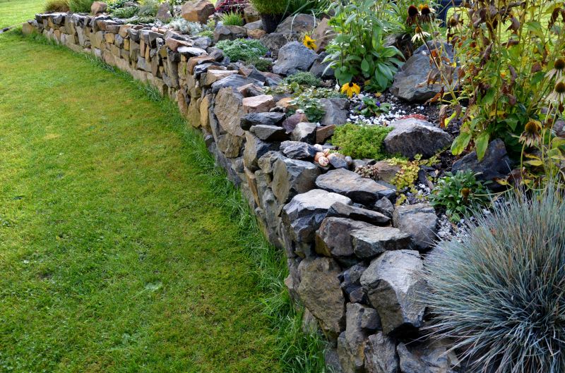 Stone Wall Hardscaping in Worcester, MA
